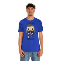 Lionel Messi PSG, Soft Cotton Bella and Canvas Short Sleeve Tee shirt