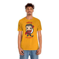 Nico Hischier New Jersey Devils, Soft Cotton Bella and Canvas Short Sleeve Tee shirt