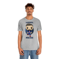 Lionel Messi PSG, Soft Cotton Bella and Canvas Short Sleeve Tee shirt