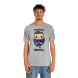 Lionel Messi PSG, Soft Cotton Bella and Canvas Short Sleeve Tee shirt