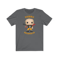 Terry Bradshaw Pittsburgh Steelers (Black), Soft Cotton Bella and Canvas Short Sleeve Tee shirt