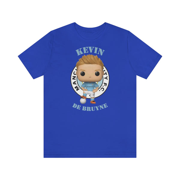Kevin De Bruyne Manchester City, Soft Cotton Bella and Canvas Short Sleeve Tee shirt