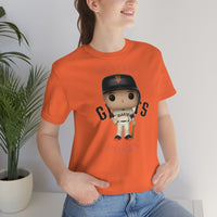 Buster Posey San Francisco Giants, Soft Cotton Bella and Canvas Short Sleeve Tee shirt