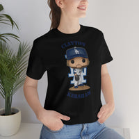 Clayton Kershaw L.A Dodgers, Soft Cotton Bella and Canvas Short Sleeve Tee shirt