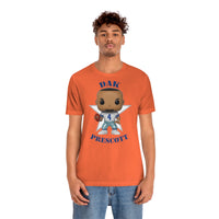 Dak Prescott Dallas Cowboys, Soft Cotton Bella and Canvas Short Sleeve Tee shirt