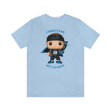 Christian McCaffrey Carolina Panthers, Soft Cotton Bella and Canvas Short Sleeve Tee shirt