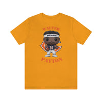 Walter Payton Chicago Bears (Dark), Soft Cotton Bella and Canvas Short Sleeve Tee shirt