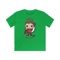 Nico Hischier New Jersey Devils, Kids Gildan Softstyle Tee Shirt
