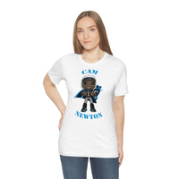 Cam Newton Carolina Panthers, Soft Cotton Bella and Canvas Short Sleeve Tee shirt
