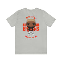 Odell Beckham Jr Cleveland Browns, Soft Cotton Bella and Canvas Short Sleeve Tee shirt