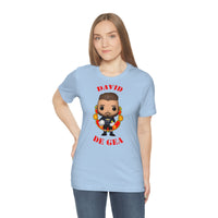 David De Gea Manchester United, Soft Cotton Bella and Canvas Short Sleeve Tee shirt