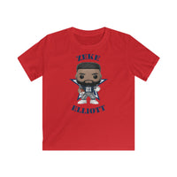 Zeke Elliott Dallas Cowboys (Blue), Kids Gildan Softstyle Tee Shirt