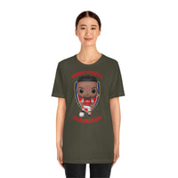 Pierre-Emerick Aubameyang Arsenal, Soft Cotton Bella and Canvas Short Sleeve Tee shirt