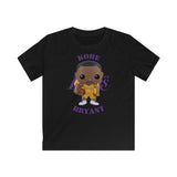 Kobe Bryant L.A Lakers (Yellow), Kids Gildan Softstyle Tee Shirt