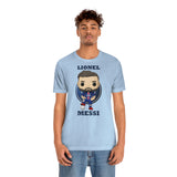 Lionel Messi PSG, Soft Cotton Bella and Canvas Short Sleeve Tee shirt