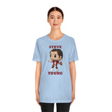 Steve Young San Francisco 49ers, Soft Cotton Bella and Canvas Short Sleeve Tee shirt