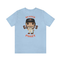 Buster Posey San Francisco Giants, Soft Cotton Bella and Canvas Short Sleeve Tee shirt