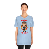 David De Gea Manchester United, Soft Cotton Bella and Canvas Short Sleeve Tee shirt