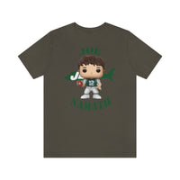 Joe Namath New York Jets, Soft Cotton Bella and Canvas Short Sleeve Tee shirt