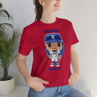 Mookie Betts L.A/Brooklyn Dodgers, Soft Cotton Bella and Canvas Short Sleeve Tee shirt