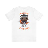 Walter Payton Chicago Bears (Dark), Soft Cotton Bella and Canvas Short Sleeve Tee shirt