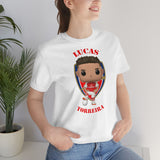 Lucas Torreira Arsenal, Soft Cotton Bella and Canvas Short Sleeve Tee shirt