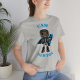 Cam Newton Carolina Panthers, Soft Cotton Bella and Canvas Short Sleeve Tee shirt
