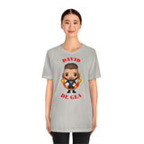 David De Gea Manchester United, Soft Cotton Bella and Canvas Short Sleeve Tee shirt