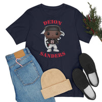Deion Sanders Atlanta Falcons, Soft Cotton Bella and Canvas Short Sleeve Tee shirt