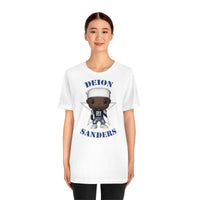 Deion Sanders Dallas Cowboys Throwback, Soft Cotton Bella and Canvas Short Sleeve Tee shirt