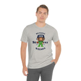 Russell Wilson Seattle Seahawks (Green), Soft Cotton Bella and Canvas Short Sleeve Tee shirt