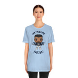 Junior Seau L.A Chargers, Soft Cotton Bella and Canvas Short Sleeve Tee shirt