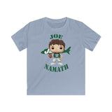 Joe Namath New York Jets, Kids Gildan Softstyle Tee Shirt