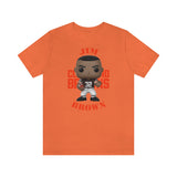 Jim Brown Cleveland Browns, Soft Cotton Bella and Canvas Short Sleeve Tee shirt