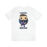 Lionel Messi PSG, Soft Cotton Bella and Canvas Short Sleeve Tee shirt