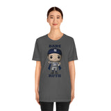 Babe Ruth New York Yankees, Soft Cotton Bella and Canvas Short Sleeve Tee shirt