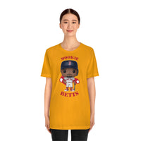 Mookie Betts Boston Red Sox, Soft Cotton Bella and Canvas Short Sleeve Tee shirt