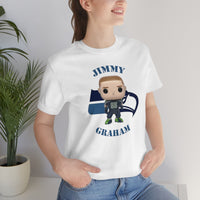 Jimmy Graham Seattle Seahawks, Soft Cotton Bella and Canvas Short Sleeve Tee shirt