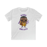 Kobe Bryant L.A Lakers (Yellow), Kids Gildan Softstyle Tee Shirt