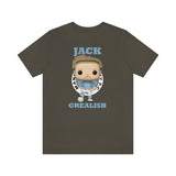 Jack Grealish Manchester City, Soft Cotton Bella and Canvas Short Sleeve Tee shirt