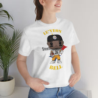 Leveon Bell Pittsburgh Steelers, Soft Cotton Bella and Canvas Short Sleeve Tee shirt