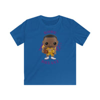 Kobe Bryant L.A Lakers (Yellow), Kids Gildan Softstyle Tee Shirt
