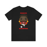 Marcus Rashford Manchester United, Soft Cotton Bella and Canvas Short Sleeve Tee shirt