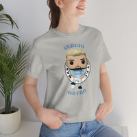 Sergio Aguero Manchester City, Soft Cotton Bella and Canvas Short Sleeve Tee shirt