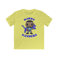 Barry Sanders Detroit Lions, Kids Gildan Softstyle Tee Shirt