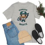 Carson Wentz Philadelphia Eagles (White Jersey), Soft Cotton Bella and Canvas Short Sleeve Tee shirt