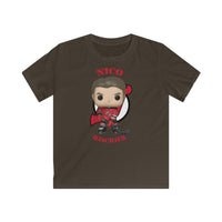 Nico Hischier New Jersey Devils, Kids Gildan Softstyle Tee Shirt
