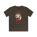 Nico Hischier New Jersey Devils, Kids Gildan Softstyle Tee Shirt