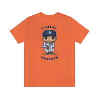 Clayton Kershaw L.A Dodgers, Soft Cotton Bella and Canvas Short Sleeve Tee shirt