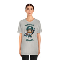 Carson Wentz Philadelphia Eagles (White Jersey), Soft Cotton Bella and Canvas Short Sleeve Tee shirt